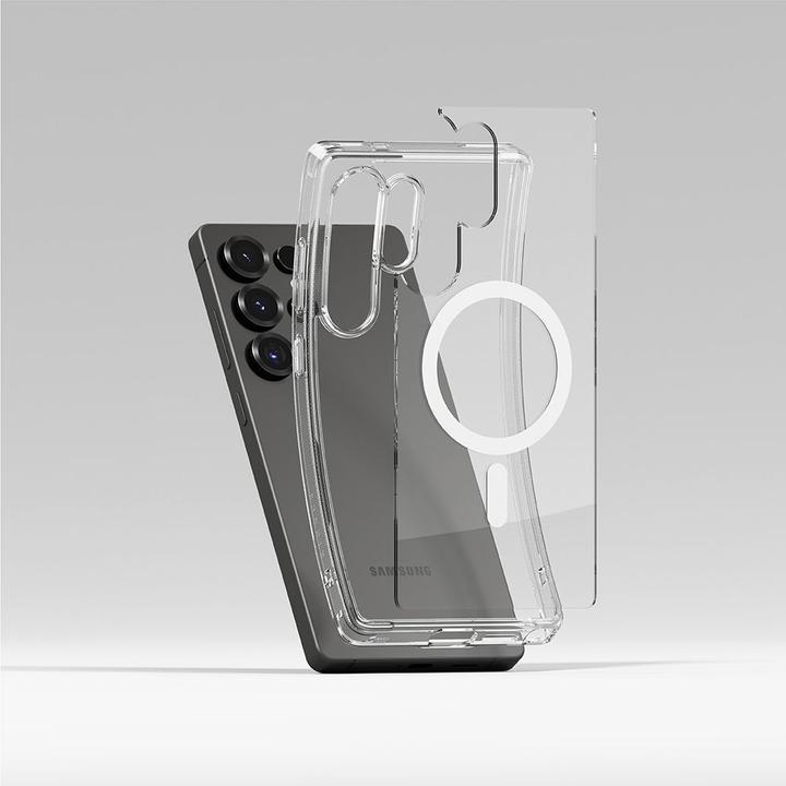 Actual product image Ringke Fusion MagSafe Case for Samsung Galaxy S25 Ultra - Clear (Samsung Galaxy S25 Ultra)