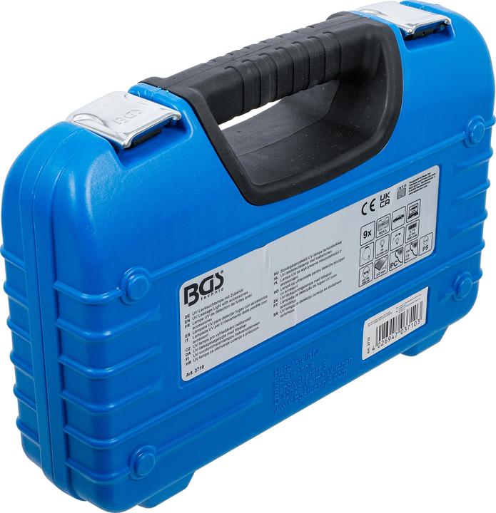 Actual product image BGS UV leak detection torch set