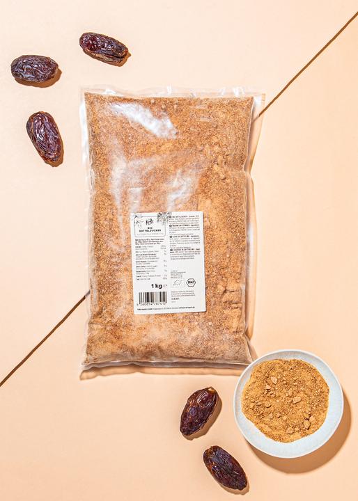 Image du produit KoRo Sucre de dattes bio obtenu à partir de dattes Deglet Nour séchées et broyées (1000 g)
