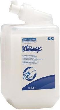 Actual product image Kleenex Shampoo Type designation of fragrance: floral Content: 1.000 ml (1000 ml, Liquid shampoo)