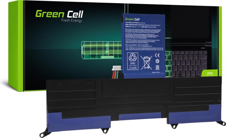 Produktbild GreenCell Laptop Battery AP11D3F for Acer Aspire S3 - 11.1V - 3000mAh (3 Zellen, 3000 mAh)