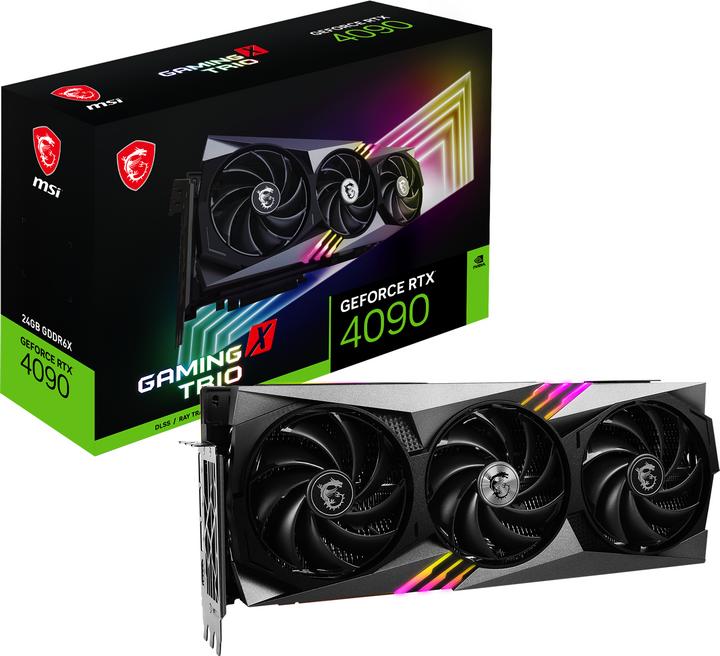 Actual product image MSI GeForce RTX 4090 GAMING X TRIO 24G (24 GB)