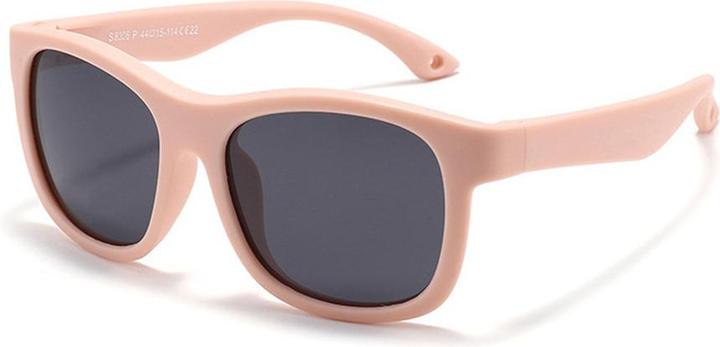 Actual product image Techsuit - Sunglasses Polarised (8306-C22) - for Babies, Square Shape, with Strap - Sand Pink