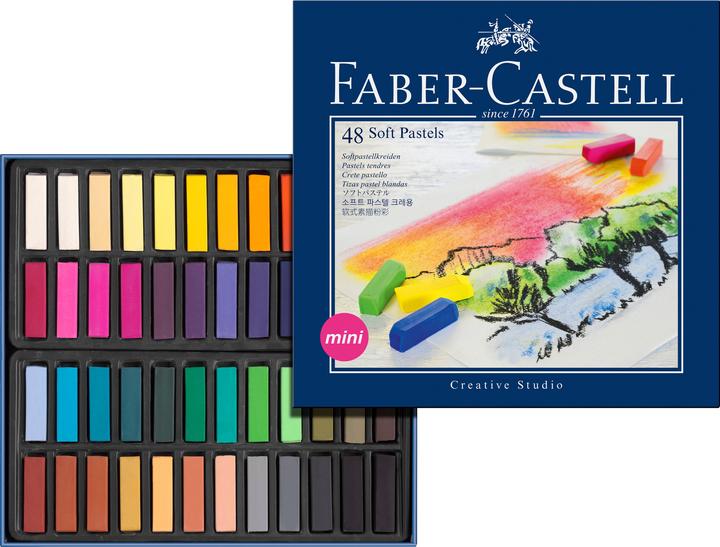 Produktbild Faber-Castell Softpastellkreiden Mini (Mehrfarbig, 48 x)