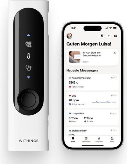 Actual product image Withings BeamO thermometer (Non-contact)