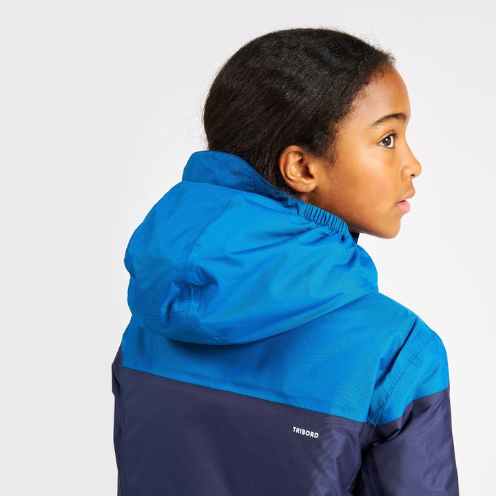 Immagine prodotto Tribord Giacca da vela per bambini calda e impermeabile 100 blu navy/blu (140)