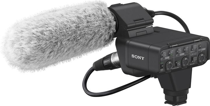 Sony XLR-K3M Dual-Channel Digital XLR Audio Adapter Kit with Shotgun Microphone (Kameraspezifisches Mikrofon, Diverses Video Zubehör)