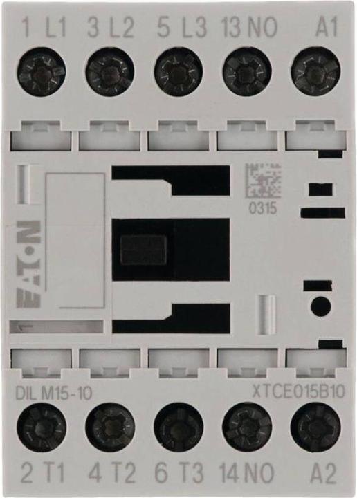 Actual product image Eaton Power contactor DILM DILM15-10(24VDC) 1 NO contact 24 V/DC
