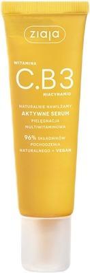 Ziaja Vitamin C.B3 Niacinamide Active Face Serum - Multivitamin Hydrating Serum 30ml (30 ml)