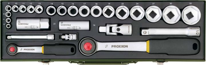 Produktbild Proxxon Steckschlüsselsatz (23 mm, 32 mm, 18 mm, 6 mm, 22 mm, 13 mm, 16 mm, 20 mm, 28 mm, 26 mm, 27 mm, 17 mm, 21 mm, 11 mm, 15 mm, 30 mm, 29 mm, 24 mm, 12 mm, 25 mm, 10  mm, 8 mm, 9 mm, 31 mm, 7 mm, 14 mm, 19 mm)