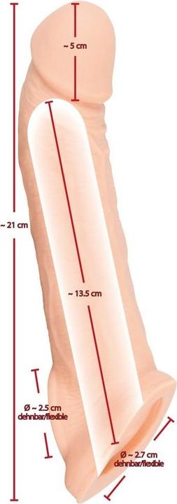Produktbild Nature Skin Penis Sleeve with Extension