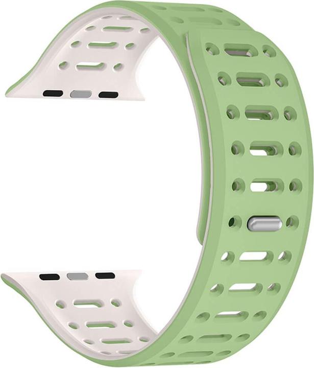 Cover-Discount Apple Watch 44/45/46/49mm - Silikon Sportarmband zweifarbig (Silikon)