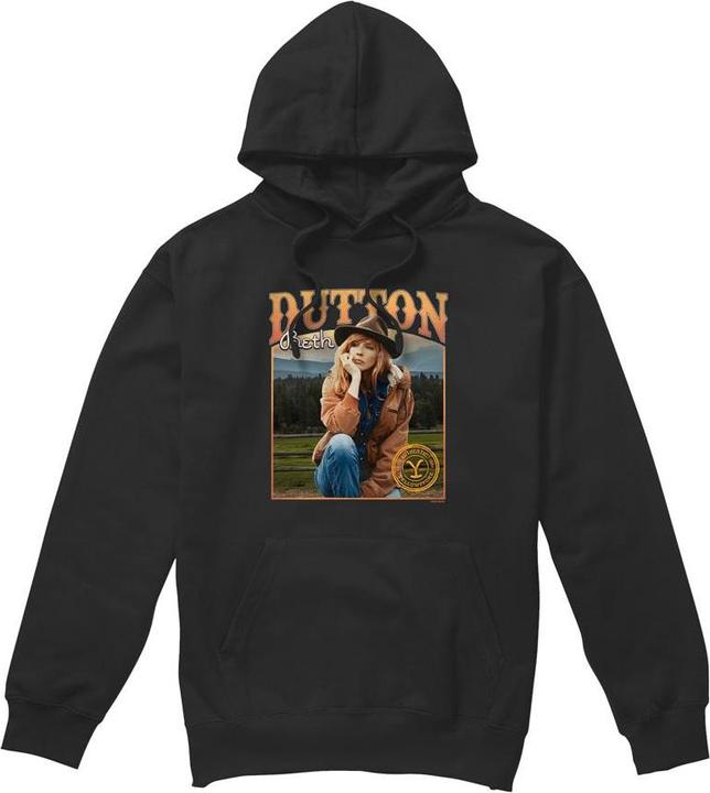 Immagine prodotto Yellowstone Thoughts Felpa con Cappuccio Beth Dutton Uomo (L)