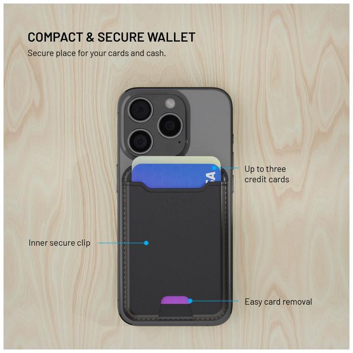 Immagine prodotto Fixed Mag Wallet Tracker for Apple Find My iPhone - Black