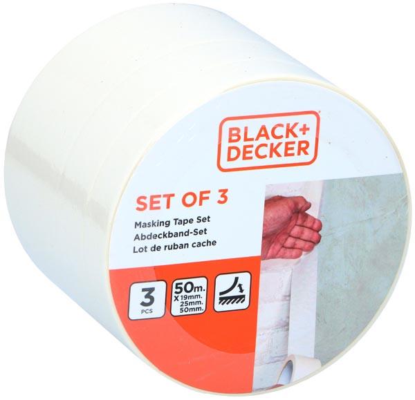 Black & Decker Masking tape 3pcs ass 1,9/2,5/