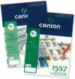 Image du produit Canson 1557 (A4, Blanc, Couverture souple)