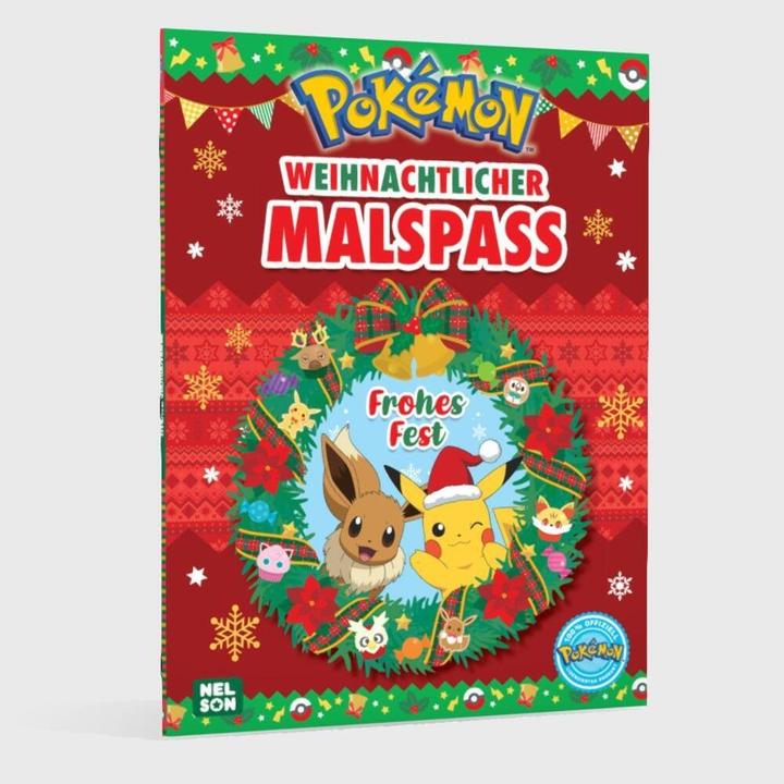 Image du produit Livre d'activités Pokémon : le plaisir du coloriage de Noël