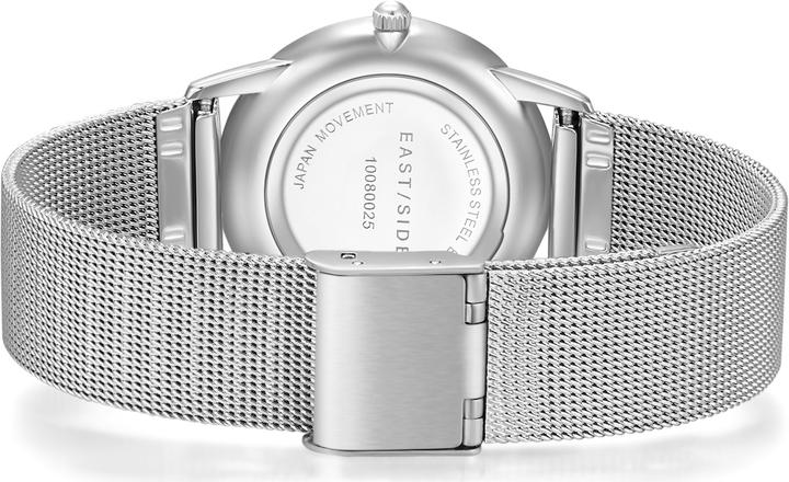 Immagine prodotto Eastside Orologio al quarzo da donna Upper Union in acciaio inossidabile argento - 9766 (Orologio da polso analogico, 33 mm)