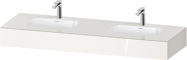 Duravit Qatego Einbauwaschtisch mit Konsole, 1600x550x170mm, Doppelwaschtisch