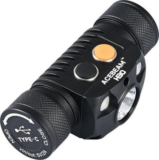 Immagine prodotto AceBeam Lampada frontale H30 Bianco+Rosso+UV (4000 lm)