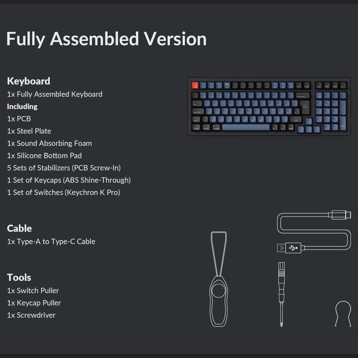 Actual product image Keychron K4 Pro (DE, Cable, Wireless)
