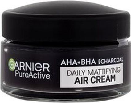 Garnier Pure Active AHA + BHA Charcoal Daily Mattifying Air Cream (50 ml, Day cream)