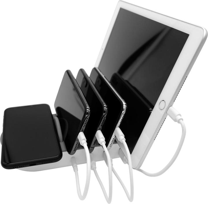 Produktbild Xlayer Wireless Charger Family QI-Zertifiziert white/grey (50 W)