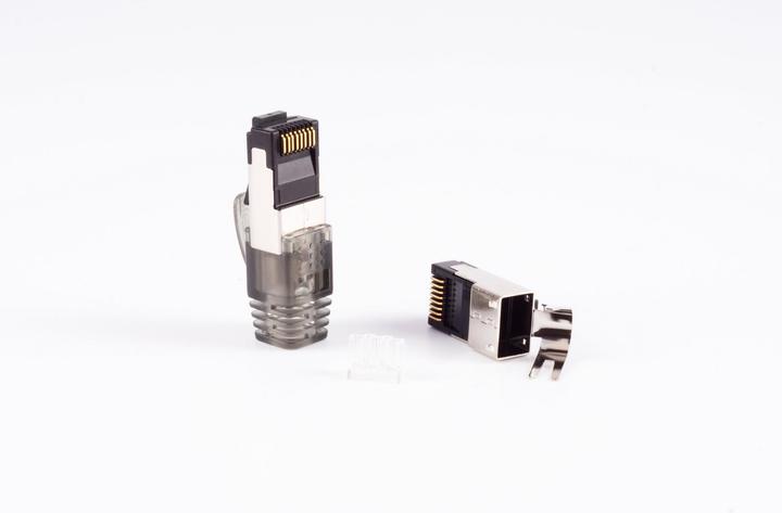 Produktbild Flexline Netzwerkstecker, RJ45 Modularstecker, Interlock, 50u gp (Netzwerkkabel Stecker)