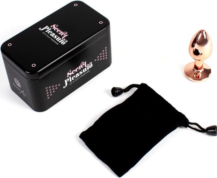 Produktbild Secret play Metall Butt Plug Rotgold Kleine Gr?Sse 7 cm