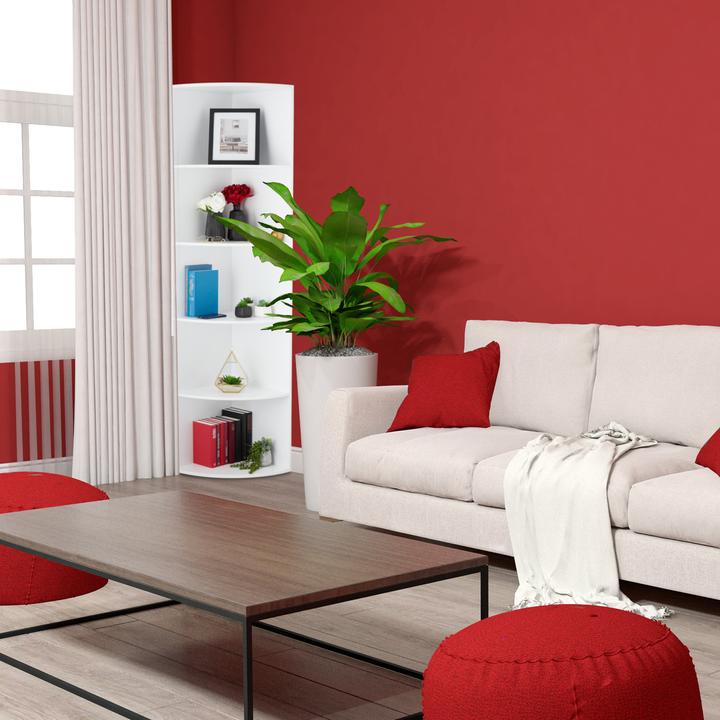 Produktbild Relaxdays Eckregal (57 x 40 x 180 cm)