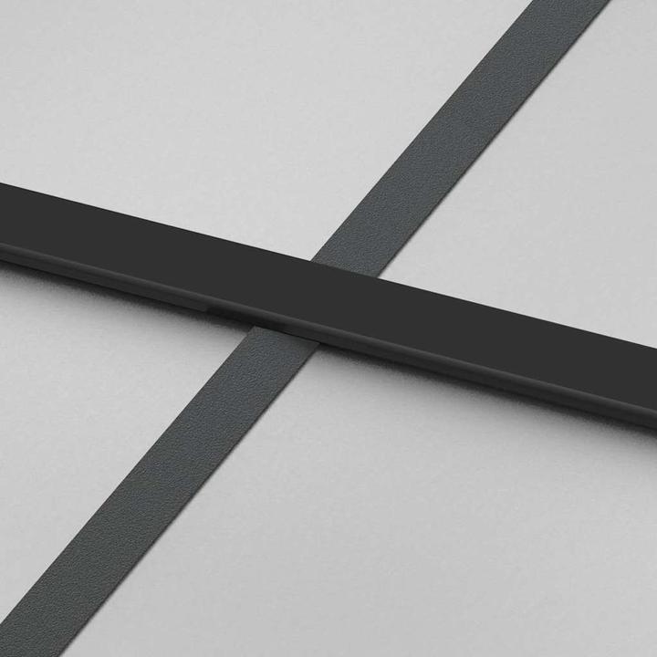 Produktbild VidaXL Schiebetür mit Beschlag 76x205 cm ESG-Glas & Aluminium