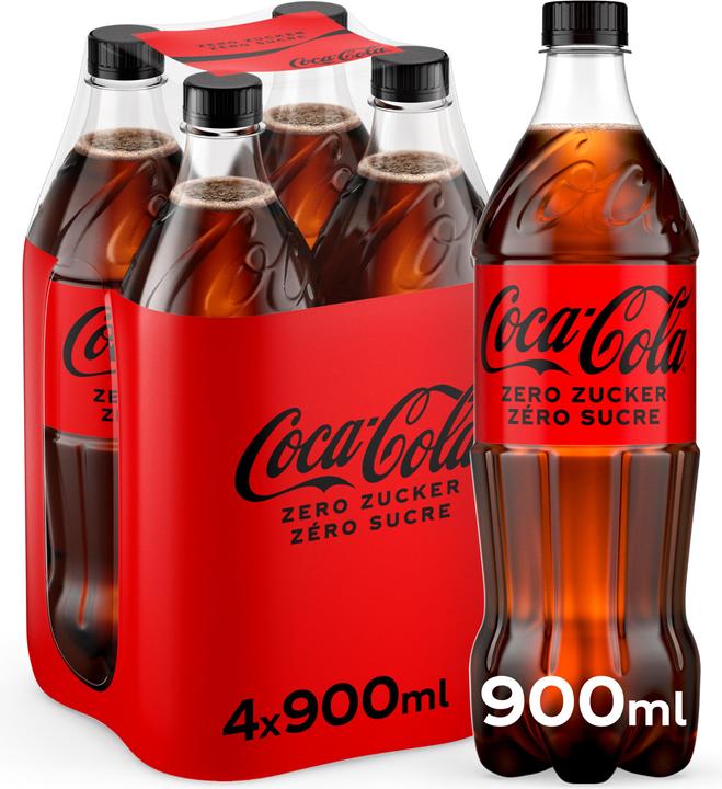 Actual product image Coca Cola Zero (4 x 90 cl)