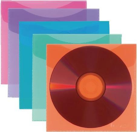 Produktbild Hama 1x50 CD-ROM/DVD-ROM Schutzhüllen farbig