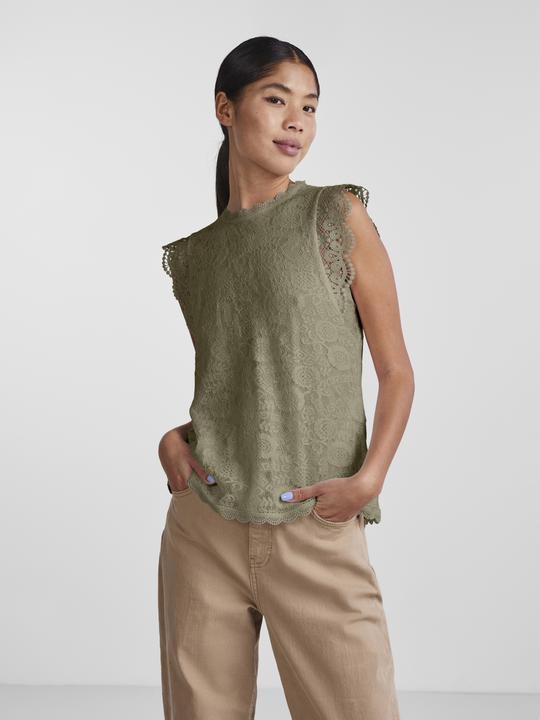 Actual product image Pieces Pcolline Sl Lace Top Noos (L)