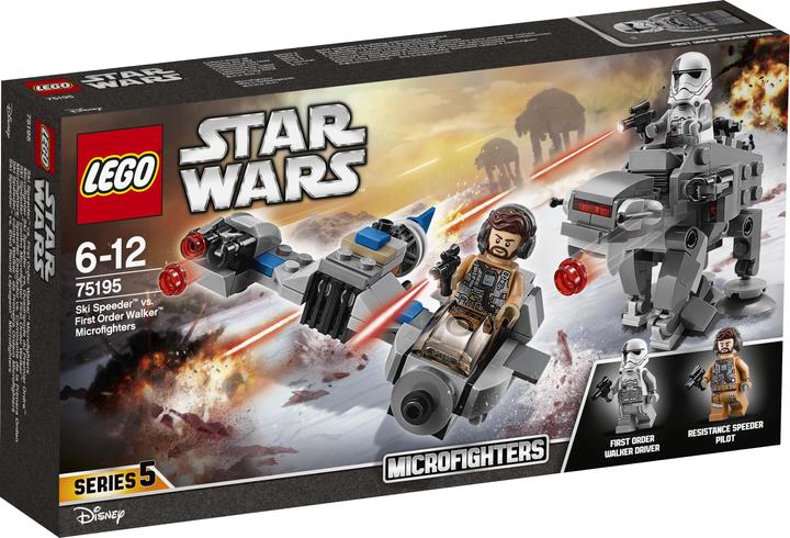 Actual product image LEGO Ski Speeder vs. First Order Walker Microfighters (75195, LEGO Star Wars)