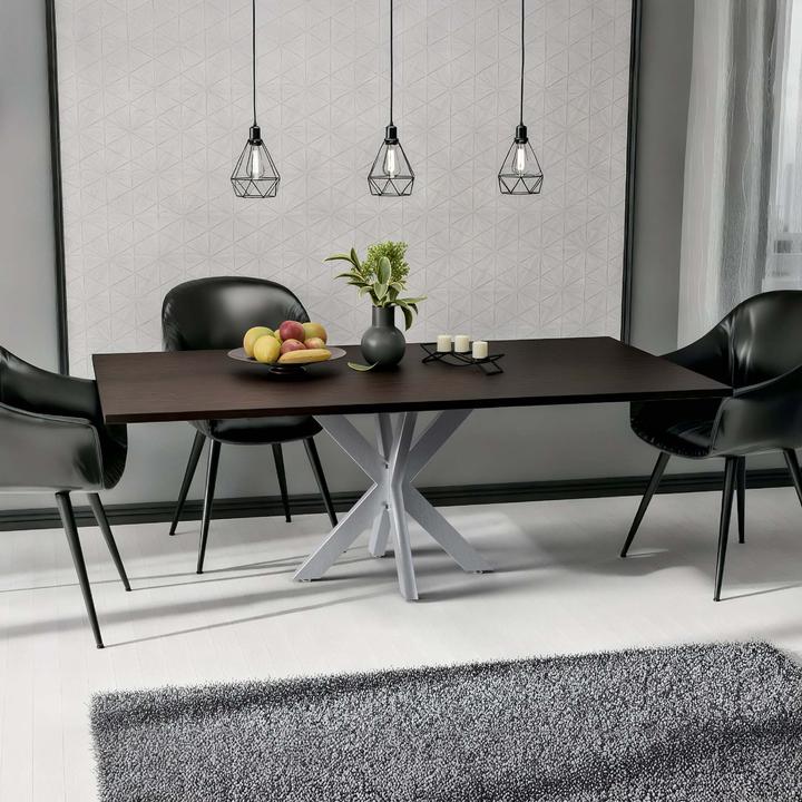 Image du produit CLP Pieds de table Biloxi en acier en forme d'étoile