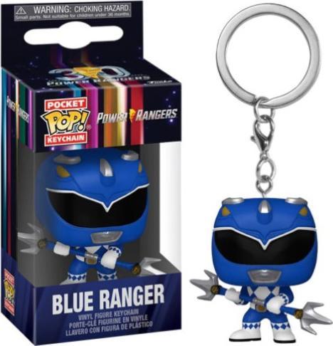Immagine prodotto Funko Power Rangers 30th présentoir porte-clés Pocket POP! Vinyl Blue Ranger 4 cm (1)
