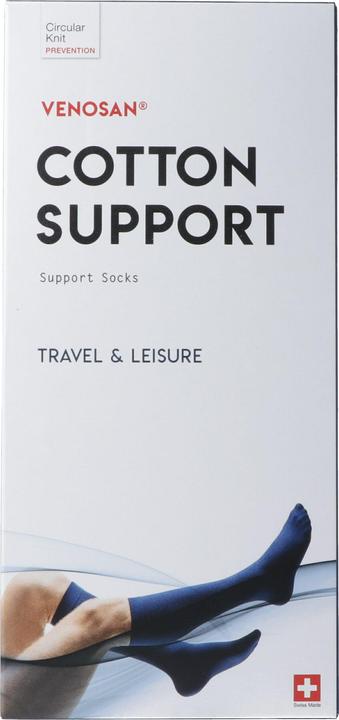 Produktbild Venosan COTTON SUPPORT Socks A-D L black (L)