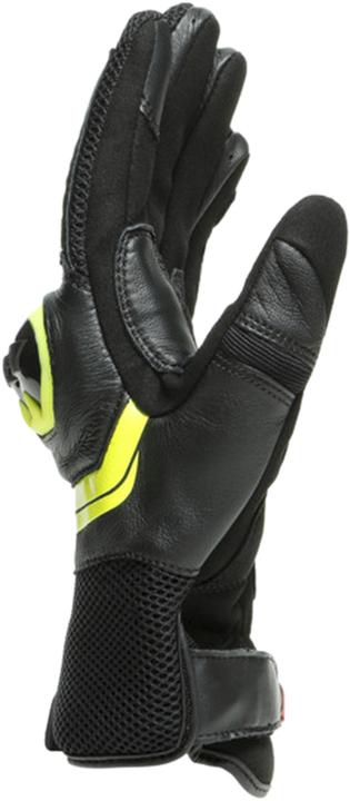 Actual product image Dainese Gants en cuir Mig 3 Unisex noir-fluo jaune XL (XL)