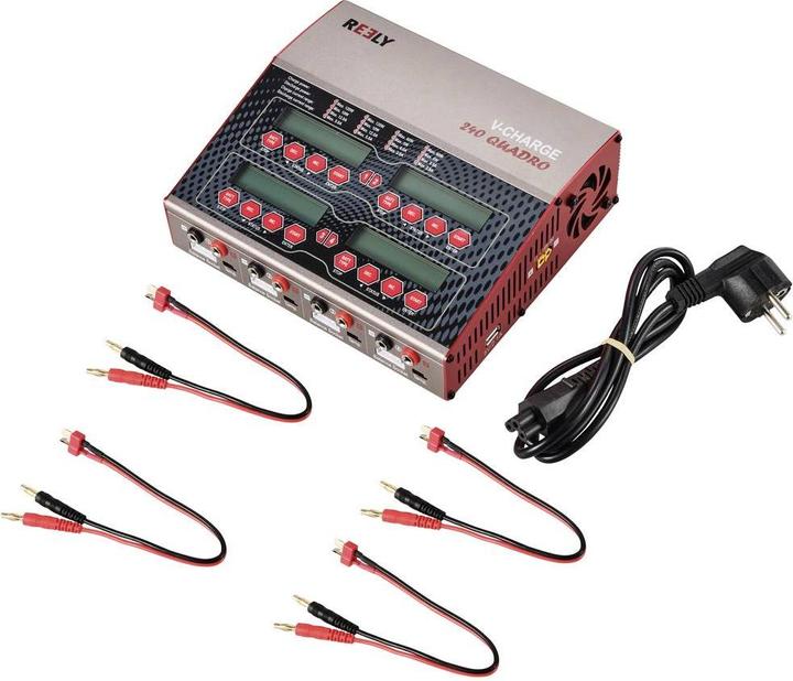 Produktbild Reely V-Charge 240 Quadro Modellbau-Multifunktionsladegerät 12 V, 230V 12A LiPo, LiIon, LiFePO, LiH