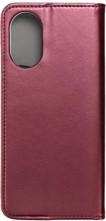 Actual product image Book case OEM SMART MAGNETO Book case for OPPO A18 / A38 burgundy (Oppo A18, Oppo A38)