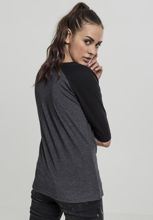 Immagine prodotto Urban Classics Tee Raglan 3/4 da donna a contrasto (XXL)