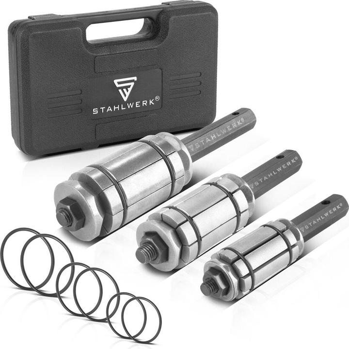 Produktbild Stahlwerk Rohrweiter Set 29-89 mm 3-teiliger Auspuff Rohraufweiter, Rohrspreizer