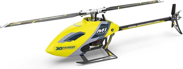 Image du produit OMP Hobby Hélicoptère M1 EVO Flybarless, 3D, jaune BNF