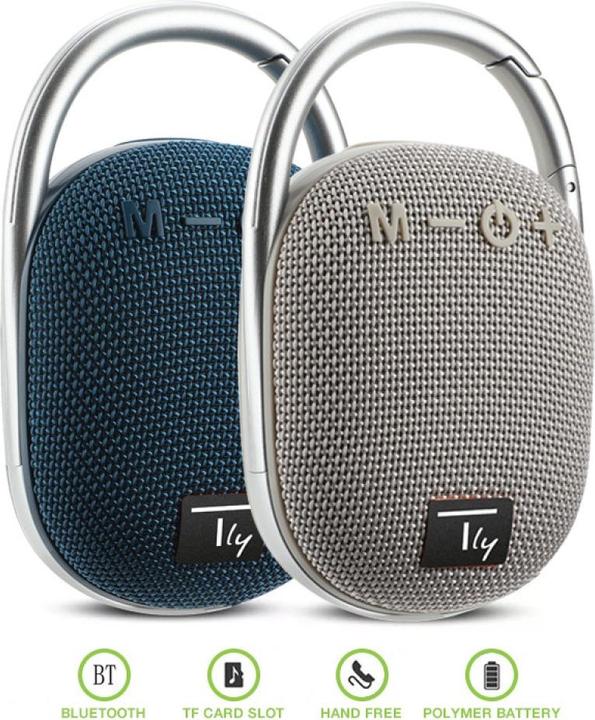 Actual product image Techly ICASBL321BL portable speaker Mono portable speaker Blue (2 h, USB power delivery)