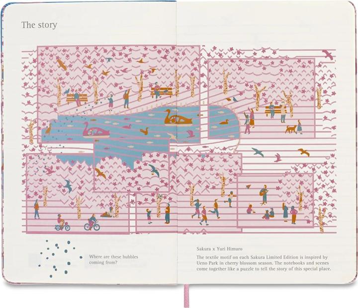 Immagine prodotto Moleskine Taccuini SAKURA (13 x 21 cm, Righe, Copertina rigida)