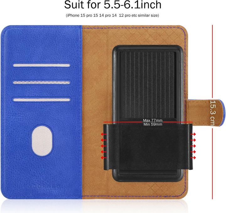 Actual product image Cadorabo Case for HTC U PLAY Book Cover (HTC U Play)