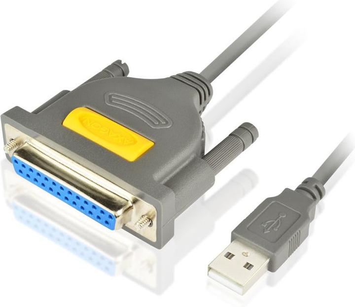 Produktbild Axagon ADP-1P25 USB2.0 - Parallel DB25F Printer Adapter (1.50 m, Parallel (Drucker))