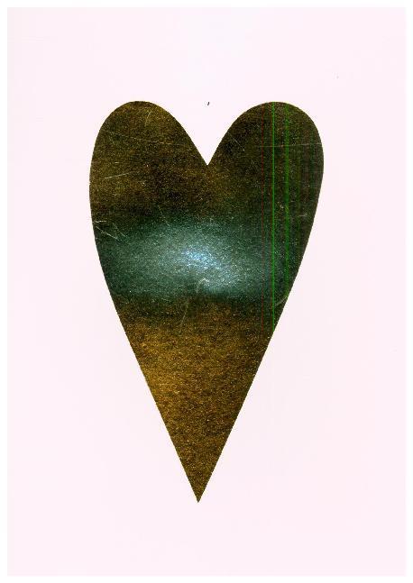 Actual product image Rico Design Diy card, heart, Gold.99001.77.21 (1 pcs.)