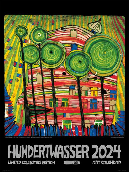 Produktbild Hundertwasser Bildkalender Art (48 x 65 cm, Deutsch)